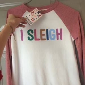 NWT Wallflower ‘I Sleigh’ Sweater S